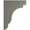 Ekena Millwork 5 1/4"W x 8 1/2"D x 11"H Bedford Wood Vintage Decor Bracket, Reclaimed Grey BKTWD05X09X11BEGY - alternate 3